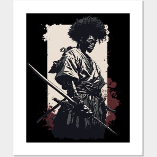 Afro-American Samurai Posters and Art